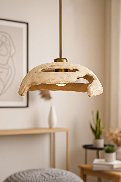 Hmydesign Handmade Wabi Sabi Karbon Beton Avize-Petra