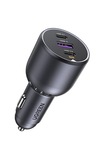 Ugreen EC705 5A 1x USB-A + 2x USB-C PD QC3.0 130W Negru
