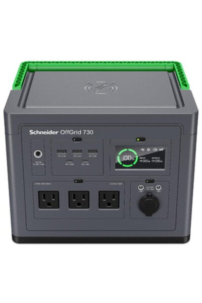 APC by Schneider Electric PPS730-GR, 738 Wh, 2x Schuko, Negru