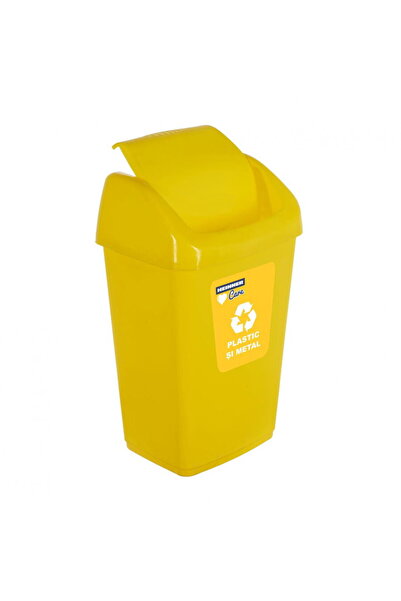 Heinner ECO RECYCLING WASTE BASKET 35 L, YELLOW