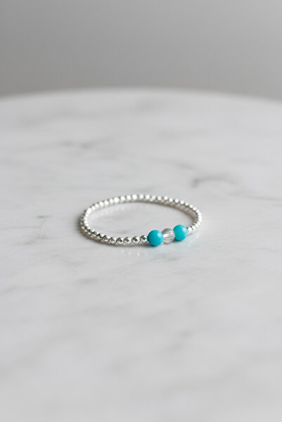 Padore Accessory Hematite, Crystal Quartz, and Amazonite Natural Stone Bracelet