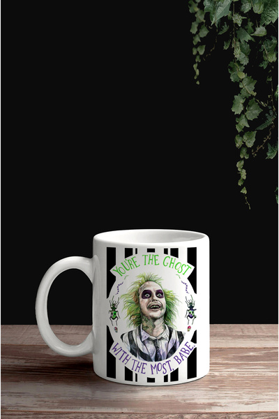 Darkia Beetlejuice Beter Insect Movie Design Printed Gift Porcelain Mug