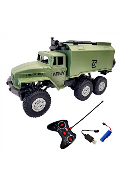 Toys Camion militar cu telecomandă și baterie