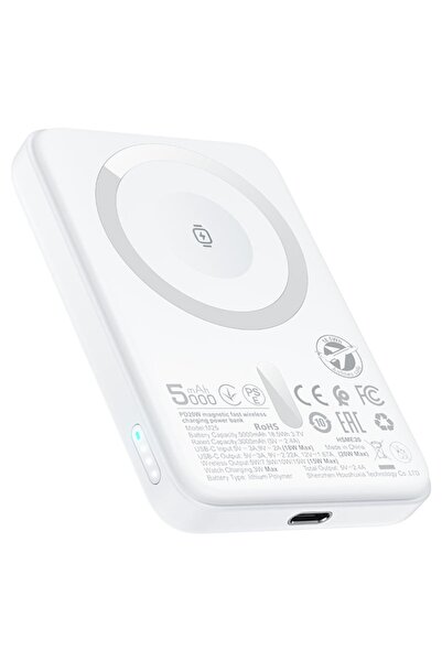 Acefast Magnetic Wireless External Battery, Type-C Cable, 5000mAh, 20W, 5V/2....