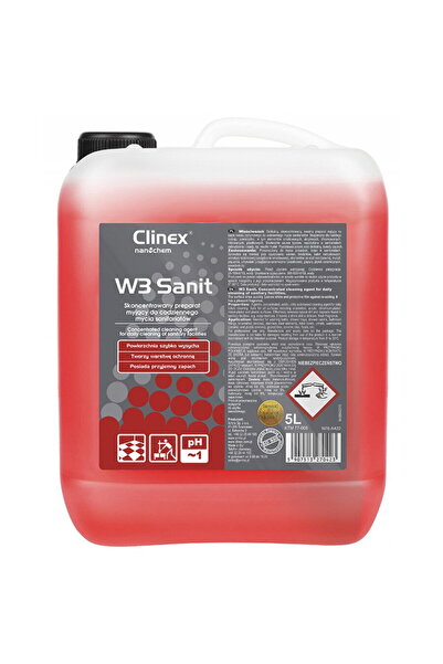 Clinex Detergent lichid, concentrat, pentru curatarea obiectelor sanitare, 5 ...