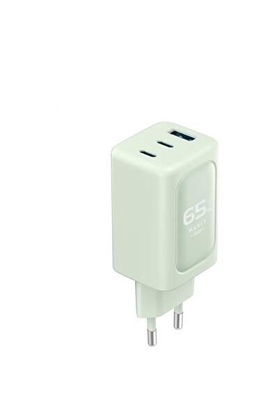 Havit 6939119036355 UC260 EU 1x USB-A + 2xUSB-C 65W Verde