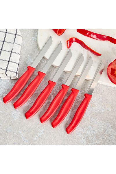 Aryıldız Mira 6 Parça Meyve Bıçak Kırmızı