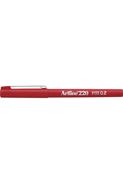 artline Liner 220, varf fetru 0.2mm - rosu