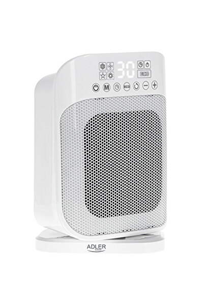 adler AD 7727 Ceramic Heater with Remote Control, LCD, 2 Heating Powers: 750W...