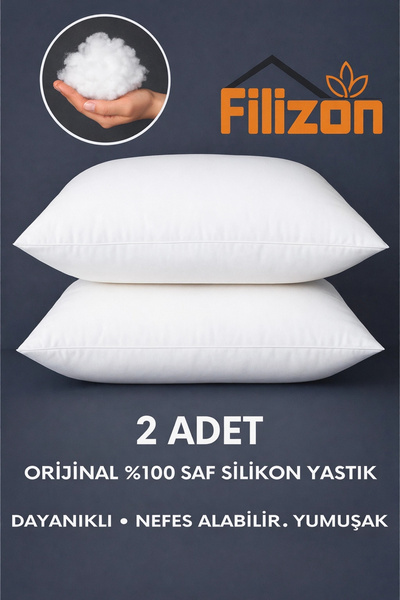 Filizon 2 Adet Boncuk Silikon Yastık Dayanıklı Nefes Alabilir Yumuşak