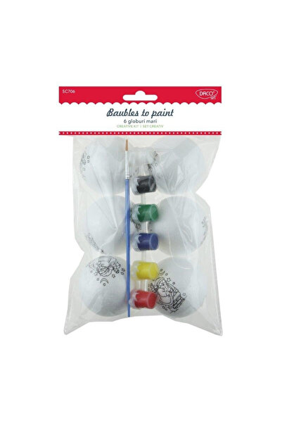 daço Set creativ - SC706 - 6 globuri mari