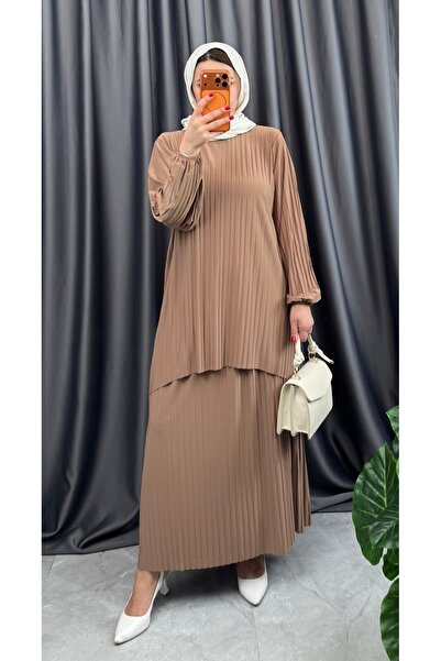 NİSUM MODA Piliseli Sandy Skirt Set