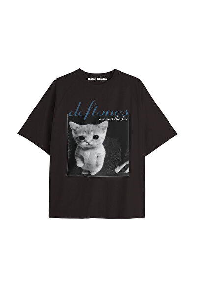 Kalic Studio Deftones Oversized T-Shirt Black