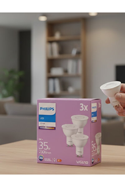 Evendi Set becuri, Alb