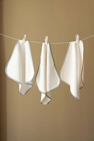 İrya Dolce Bambu 3-Pack 30X30 Hand Towels Multi-Colored