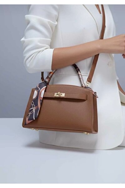 Özay butik Classic Bag with Scarf Detail