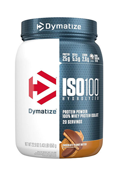 Dymatize ايزو 100 بروتين ديماتايز شوكليت بينت بتر 650جم - ISO100 Protein