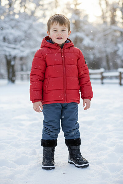 DİNAMİK Konay ab659 kışlık erkek çocuk kar botu