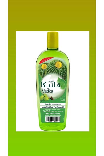 Vatika Cactus Hair Fall Control 90 ml / Cactus Extract Hair Oil for Damaged Hair