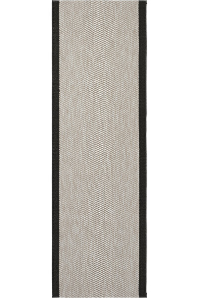 Cool Halı Easy Nunique Bej Siyah Sisal Halı Kaydırmaz Taban Yumuşak Modern An...