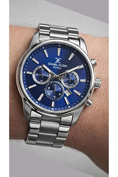 Daniel Klein Çelik Kordon Erkek Kol Saati Lacivert DKE.1.11030-2