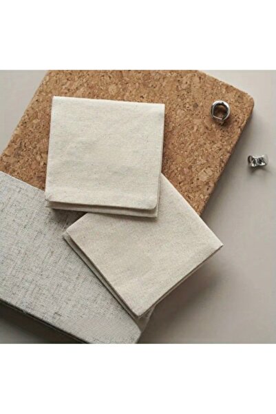 MiniStand Cotton Natural Fabric Premium Jewelry Storage Envelope 8X10Cm Earri...