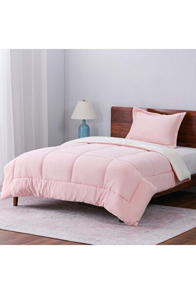 Orange Bed & Bath SOSOFT | Winter Fur Quilt Set (Single, 2 Pieces)