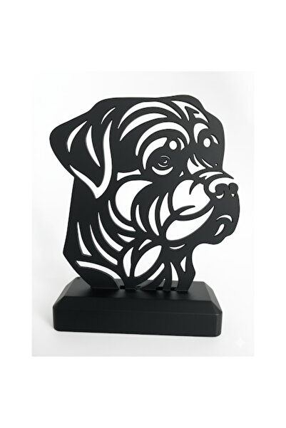OEM Placă decorativă 3D cu siluetă de câine Rottweiler