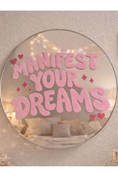 ÖZGÜL REKLAM Manifest Ayna Yazısı Manifest Sticker (Ayna Dahil DEĞİLDİR) Moto...