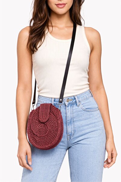 Uretti - Tuğba 9352 6112 Handmade Paper String Crossbody Bag