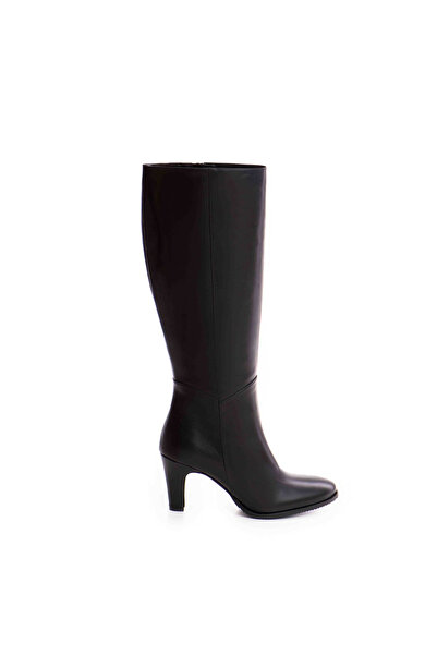 Evanto Shoes Cizme damă din piele naturală nappa neagră – Model 3655