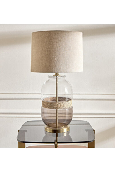 Generic Mia Glass Table Lamp - 68 cm