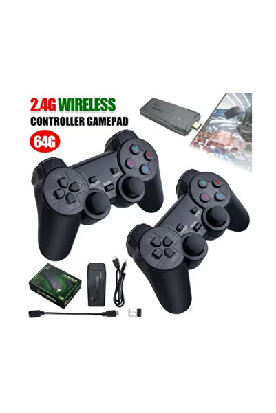 PUKON showkah® Retro 4K HD TV Game Console Dual Wireless Controllers