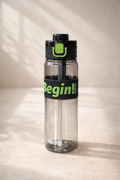 Kitchen Way Polycarbonate Water Bottle 900 ml Bpa Free Lightweight Durable Wa...