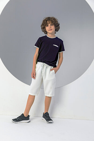 incity Tricou pentru băieți cu detaliu buzunar basic - Produs nou
