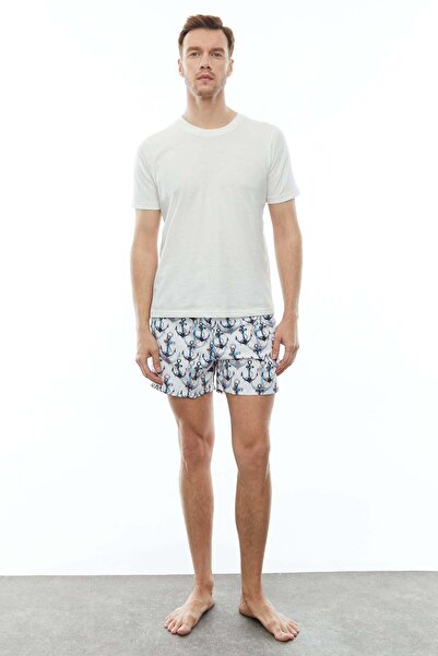 PAULMARK Men's Patterned Swim Shorts