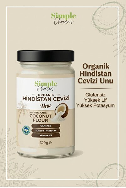 Simple Choices Organik Hindistan Cevizi Unu 320 gr