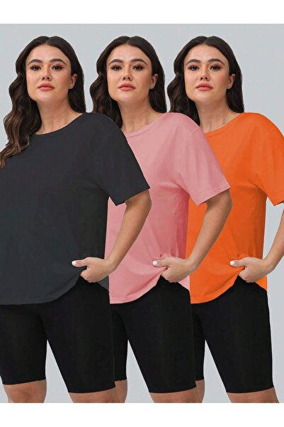 MONFİ ΠΑΚΕΤΟ 3 ΤΕΜΑΧΙΩΝ ΠΡΟΦΙΛΟΓΡΑΦΗΜΕΝΟ ΣΕΤ ΓΥΝΑΙΚΕΙΩΝ ΚΟΝΤΟΜΑΝΙΚΩΝ ΜΠΛΟΥΖΩΝ