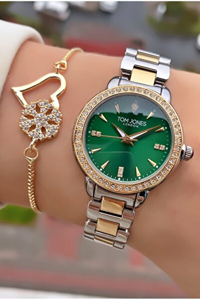 Tom Jones Original Brand - Yellow Silver Color - 2 Year Warranty Women's Wris...