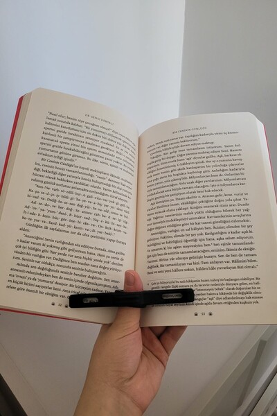 KLYNTO Hareketli Kitap Okuma Yüzüğü - Pratik Kitap Sayfa Tutucu - 1 Adet - 12cm