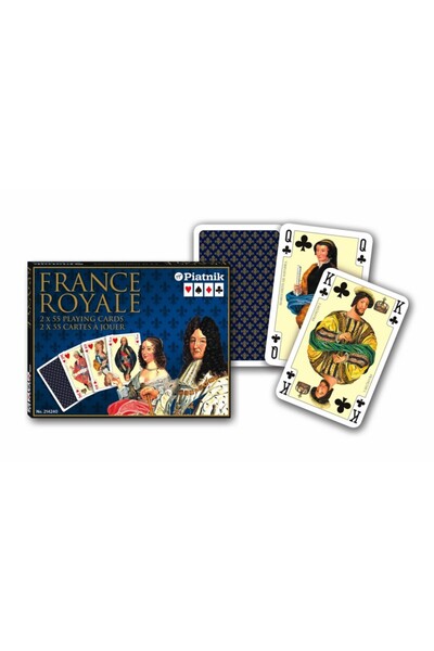 Piatnik "France Royale" playing cards, (Austria), 2 packs in luxury box, made...
