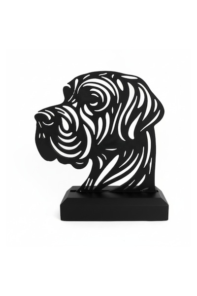 OEM Great Dane Dog Silhouette 3D Decorative Plaque