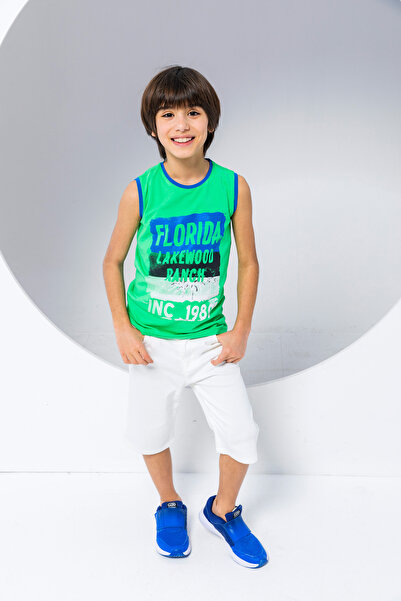 incity Boy's Printed Zero Sleeve T-Shirt-New Season