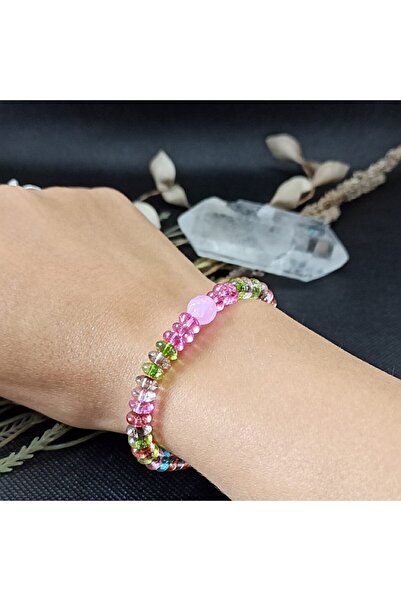 Ezera Candy Colored Quartz Bead Bracelet