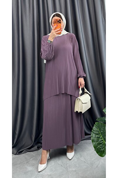 NİSUM MODA Piliseli Sandy Skirt Set