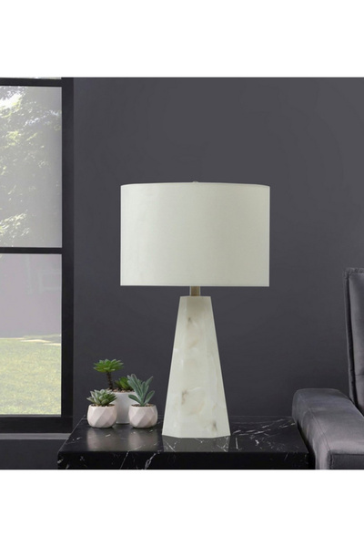 Generic Tove Alabaster Marble Table Lamp - 65 cm
