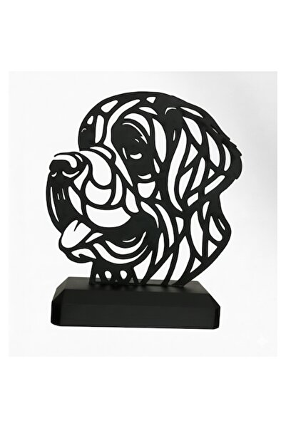 OEM Saint Bernard Dog Silhouette 3D Decorative Plaque