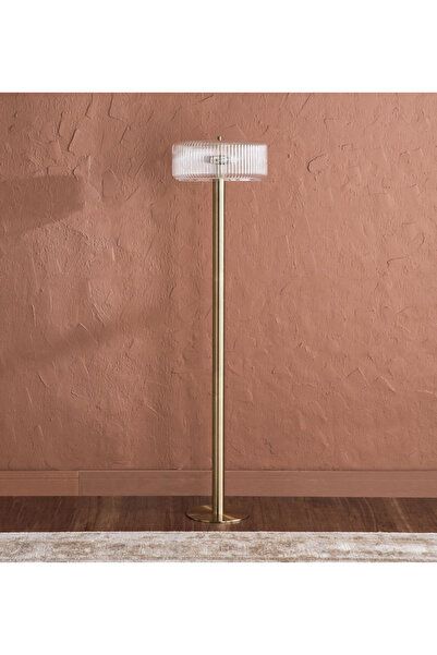 shai 2-Lights Glass Floor Lamp - 156 cm