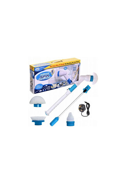 JML Electric rotating brush, Rechargeable battery - 60 min, Telescopic, 3 Acc...