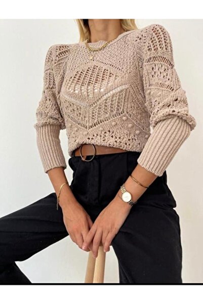 MG trend shop Ajurlu Mevsimlik triko kazak